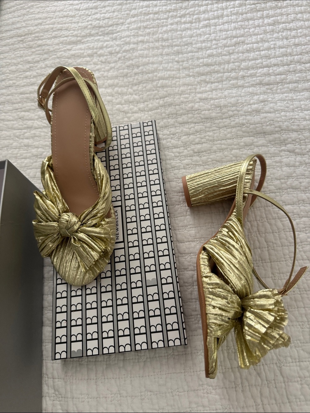 Gold Knot Slip-On Women’s Flat Heel